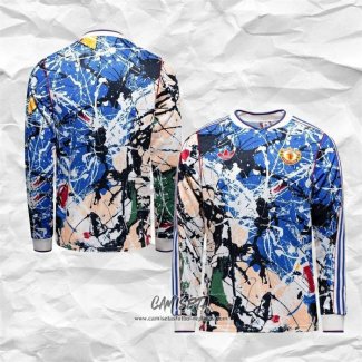Camiseta Manchester United Special 2025-2026 Manga Larga Azul
