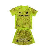 Camiseta Olympique Marsella Portero 2025-2026 Nino Amarillo