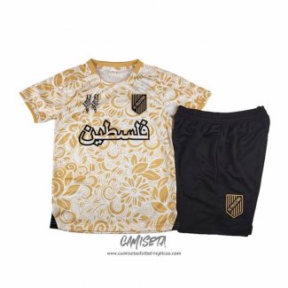 Camiseta Palestina Special 2025-2026 Nino Amarillo