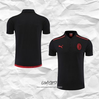 Camiseta Polo del AC Milan 2022-2023 Negro