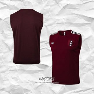 Camiseta de Entrenamiento Ajax 2025-2026 Sin Mangas Rojo