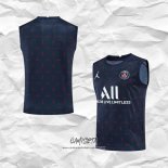 Camiseta de Entrenamiento Paris Saint-Germain 2022 Sin Mangas Azul