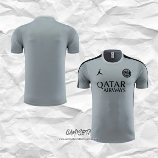 Camiseta de Entrenamiento Paris Saint-Germain Jordan 2023-2024 Gris