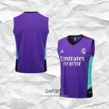 Camiseta de Entrenamiento Real Madrid 2023-2024 Sin Mangas Purpura
