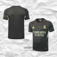 Camiseta de Entrenamiento Real Madrid 2025-2026 Gris Verde