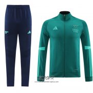 Chandal de Chaqueta del Arsenal 2023-2024 Verde