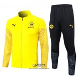 Chandal de Chaqueta del Borussia Dortmund 2023-2024 Amarillo