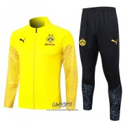 Chandal de Chaqueta del Borussia Dortmund 2023-2024 Amarillo