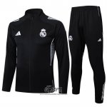 Chandal de Chaqueta del Real Madrid 2025-2026 Nino Negro