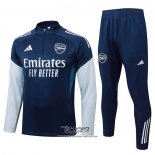 Chandal de Sudadera del Arsenal 2025-2026 Nino Azul Gris