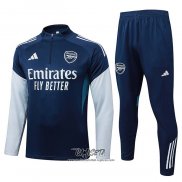 Chandal de Sudadera del Arsenal 2025-2026 Nino Azul Gris