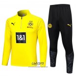 Chandal de Sudadera del Borussia Dortmund 2023-2024 Amarillo