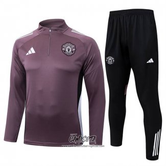 Chandal de Sudadera del Manchester United 2025-2026 Nino Purpura
