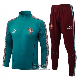 Chandal de Sudadera del Portugal 2026-2027 Nino Verde