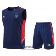 Chandal del Ajax 2022-2023 Sin Mangas Azul