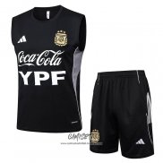 Chandal del Argentina 2025-2026 Sin Mangas Negro