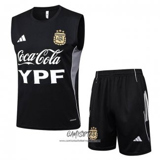 Chandal del Argentina 2025-2026 Sin Mangas Negro