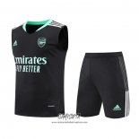 Chandal del Arsenal 2022-2023 Sin Mangas Negro