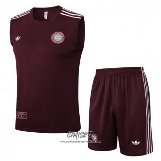 Chandal del Bayern Munich 2025-2026 Sin Mangas Rojo
