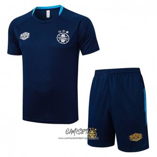 Chandal del Gremio 2025-2026 Manga Corta Azul Oscuro - Pantalon Corto