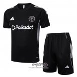 Chandal del Inter Miami 2025-2026 Manga Corta Negro - Pantalon Corto