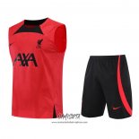 Chandal del Liverpool 2022-2023 Sin Mangas Rojo