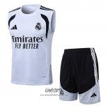 Chandal del Real Madrid 2025-2026 Sin Mangas Blanco