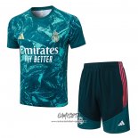Chandal del Real Madrid 2026-2027 Manga Corta Verde - Pantalon Corto