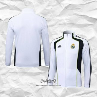 Chaqueta del Real Madrid 2025-2026 Blanco Negro