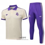 Conjunto Polo del Real Madrid 2025-2026 Amarillo