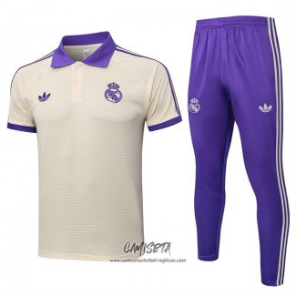 Conjunto Polo del Real Madrid 2025-2026 Amarillo
