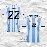 Primera Camiseta Argentina Jugador L.Martinez 2022