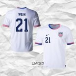 Primera Camiseta Estados Unidos Jugador Weah 2024