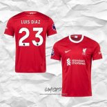 Primera Camiseta Liverpool Jugador Luis Diaz 2023-2024