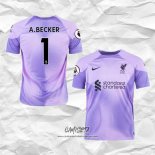 Primera Camiseta Liverpool Jugador Portero A.Becker 2022-2023