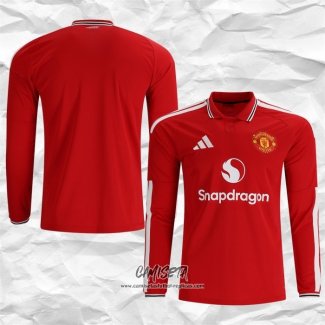 Primera Camiseta Manchester United 2026-2027 Manga Larga