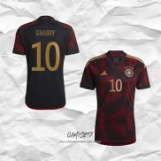 Segunda Camiseta Alemania Jugador Gnabry 2022