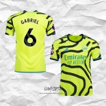 Segunda Camiseta Arsenal Jugador Gabriel 2023-2024