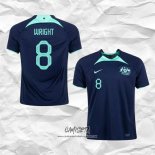Segunda Camiseta Australia Jugador Wright 2022