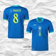 Segunda Camiseta Brasil Jugador L.Paqueta 2024