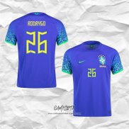 Segunda Camiseta Brasil Jugador Rodrygo 2022