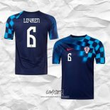 Segunda Camiseta Croacia Jugador Lovren 2022