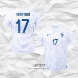 Segunda Camiseta Francia Jugador Veretout 2022