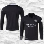 Segunda Camiseta Manchester City 2025-2026 Manga Larga