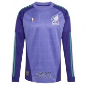Segunda Camiseta Mexico Portero 2026 Manga Larga