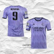 Segunda Camiseta Real Madrid Jugador Benzema 2022-2023