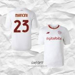 Segunda Camiseta Roma Jugador Mancini 2022-2023