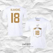 Segunda Camiseta Serbia Jugador Vlahovic 2022