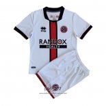 Segunda Camiseta Sheffield United 2022-2023 Nino