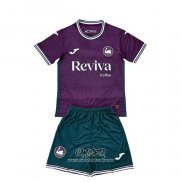 Segunda Camiseta Swansea City 2025-2026 Nino